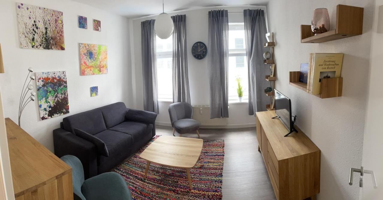 Ruhige Ferienwohnung 로스토크 외부 사진